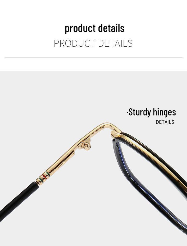 Elegant Anti-Fatigue Women's Reading Glasses - Large Frame, HD Vision, Youthful Look.
