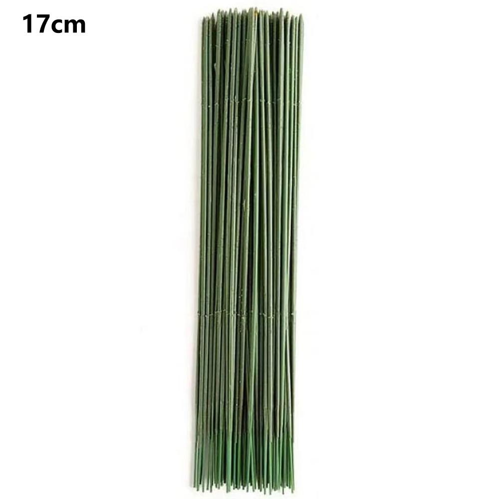 100Pcs Crafts Flower Stem Iron Wire DIY Handmade Rose Stem Artificial Flower Stem  Home Decor