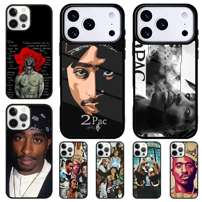 Freddo 2Pac Tupac Shakur Phone Case for iPhone 17 Air 16 15 11 12 14 13 Pro Max Shockproof Cover