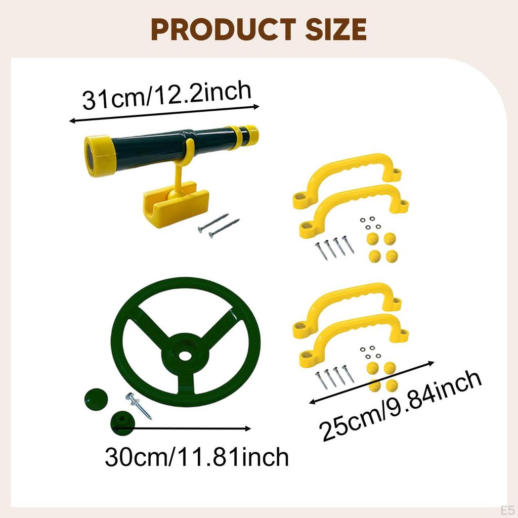 1 Piece Telescope Toy Playground Accessories Kids Pretend Educational Learning Realistic