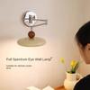Cream Wind Folding Rocker Arm Wall Lamp LED Movable Bedside Lamp Modern Living Room Bedroom Wall Light Retractable Reading Light