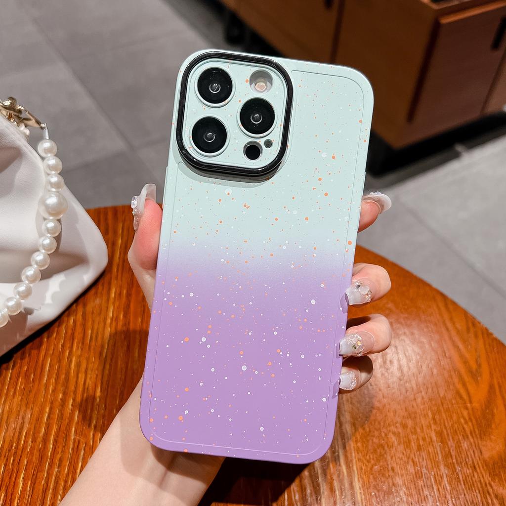 Applicable To Apple 15 ProMax Gradient Phone Case Psychedelic Starry Sky IPhone 14 Creative Lens Film 13 Protection Case