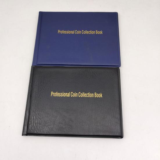 Coins Collection Book 10 Pages 240 Pockets Transparent PVC Multi-purpose Stamps Commemoration Coins Storage Album Home Supplies