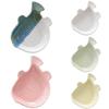 Ceramic Garlic Ginger Grater Non-Slip Manual Seasoning Dipping Dish Easy To Clean with Cleaning Brush Garlic Paste Grinding Tray