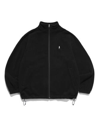 Yale Fleece Track Jacket_Black