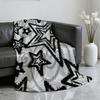 Fun star pattern Blanket Soft Throw Blanket for Home Bedroom Bed Sofa Picnic Travel Office Rest Cover Blanket Gift