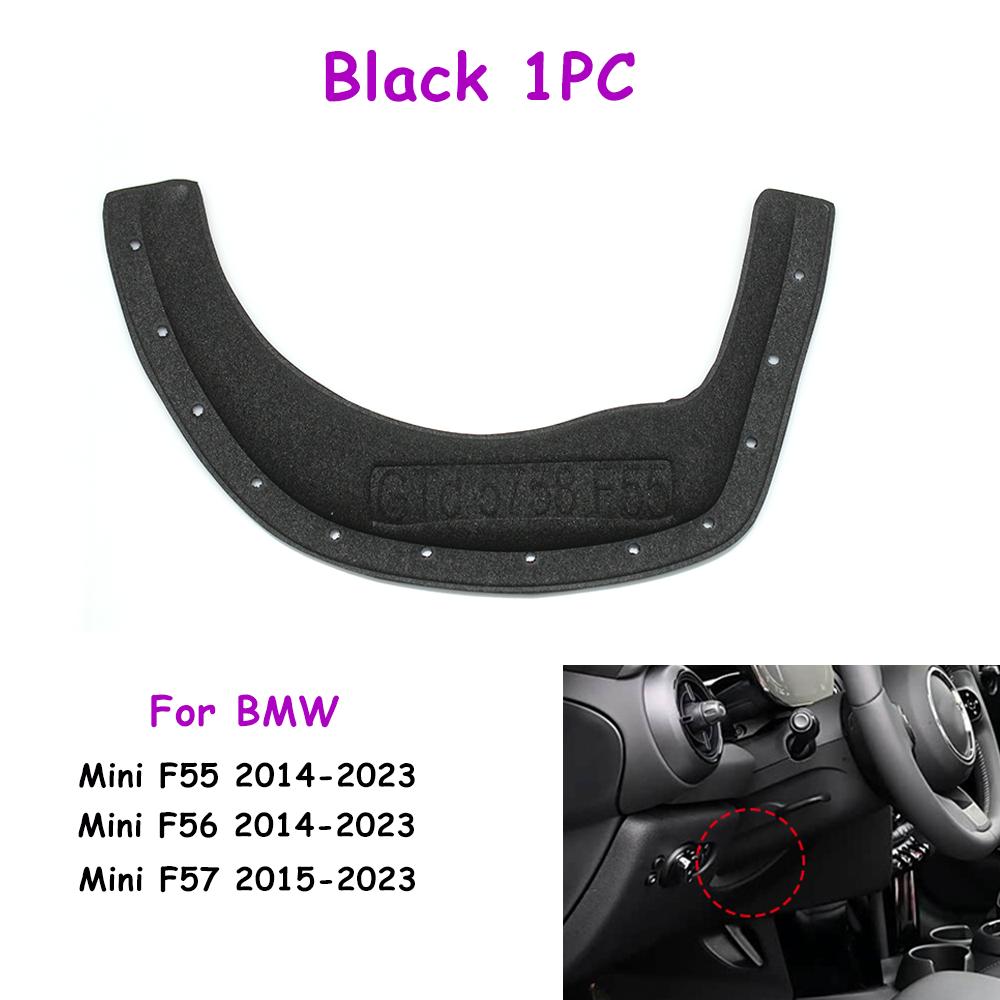 LHD F55 F56 F57 Car Interior Steering Wheel Under Lower Cover Sponge Backplate Replacement For BMW Mini 2014- 51459384650