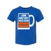 Unisex Beer Mug Graphic T Shirt With Low Battery Need Beer