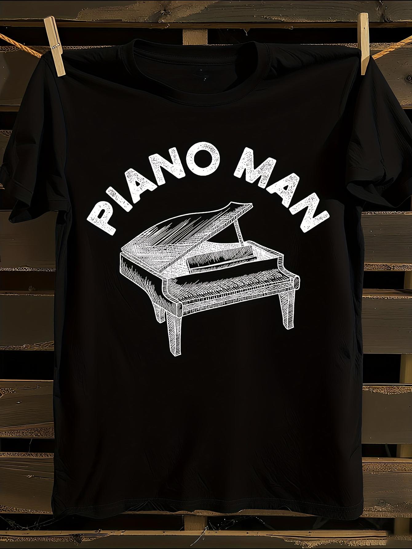 s Piano for Man Grand Piano Print Tshirt XXXL