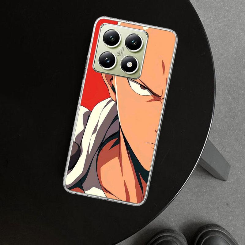 One P-Punch-Man Saitama King Phone Case Cover for Xiaomi Redmi Note 15 14 13 12 11 Pro Plus 14S 12S 11S 11T 11E 10S 10 Customize