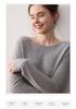 Women's 100% Cashmere One-Shoulder Pullover Sweater - Solid Color Warm Knit