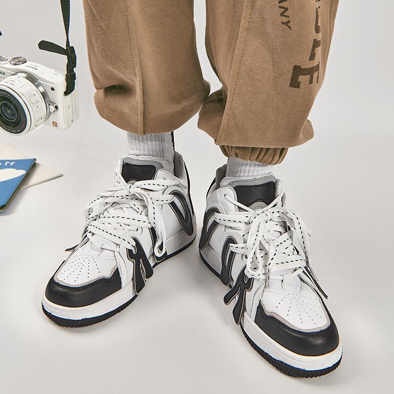 Neue Retro Deutsche Trainingsschuhe Herren und Damen High-Top Dicksohlige Brotschuhe Jugend Übergröße Lässige Sportliche Partnerschuhe