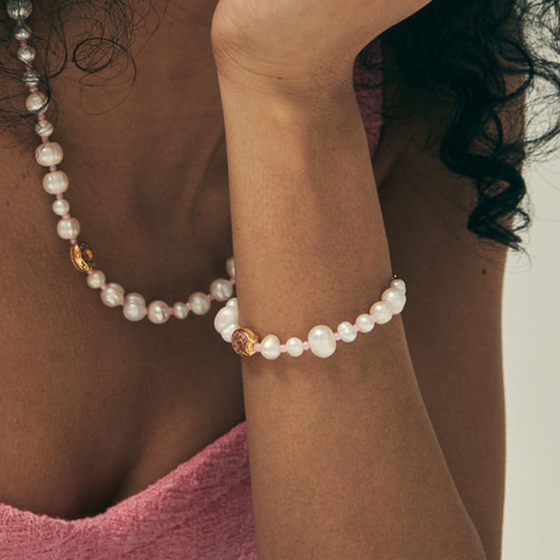 SUNDAY DISCO CLUB CECIL BRACELET PINK