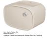 Tissue Box Top Storage Waterproof Tissue Holder No Wall Damage Easy Stick Creamy Style Universal Paper Towels for Bathroom