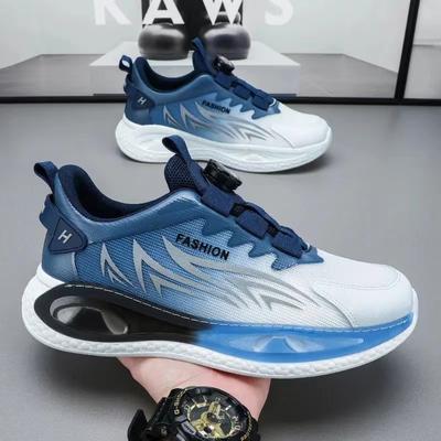 Herren 2024 Drehknopf Mode Vielseitige Laufschuhe Atmungsaktive und Bequeme Sportschuhe Hochwertige Freizeitschuhe