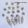 Gold-Plated Unicorn Pegasus Nail Art Decorations - Celebrity Style, Long-Lasting, High-End Feel.