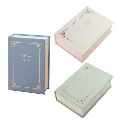 Book Jewelry Organizer Display Travel Jewelry Cases Box Simple Earrings Ring Storage Box Portable Jewelry Earring Holder