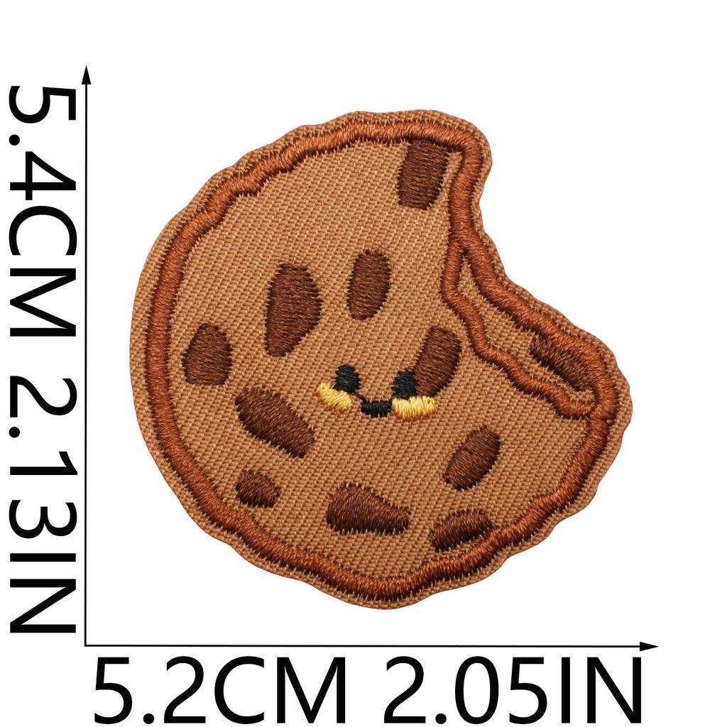 Cartoon Biscuits Embroidery Cloth Stickers Computer Embroidery Chapter Boy Ironing Funny Eye Beads Embroidery Stickers Decorative Patch Stickers