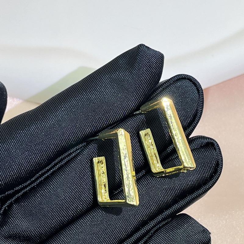 

Gold Color Geometric Metal Square Curve Dangle Earring for Women Punk Temperament Jewelry Gift