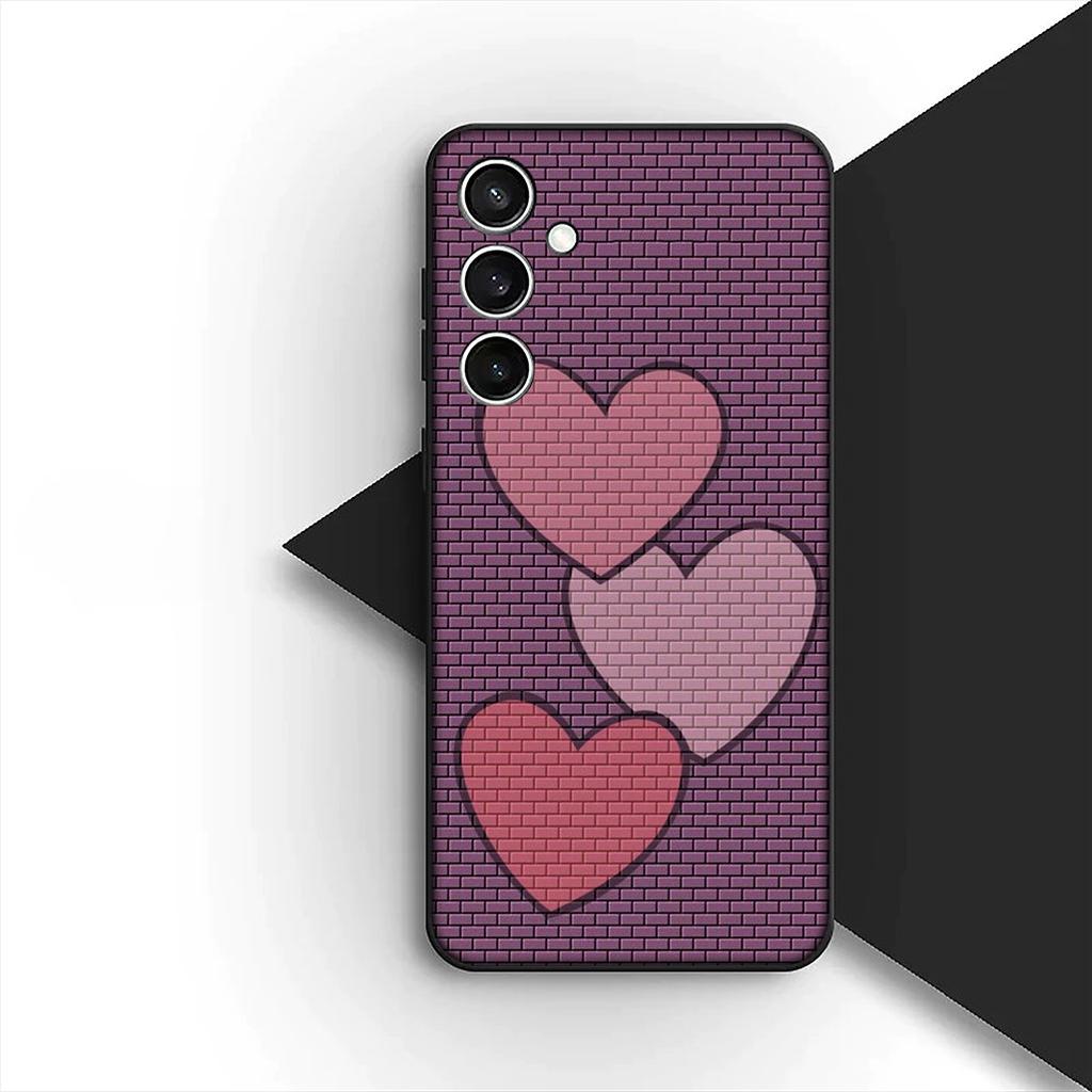 Star Dark Red Heart Love Phone Case for Xiaomi Redmi Note 12 11 10 A3 Pro 10A 10C 12C Note12 5G 4G Protective Cover