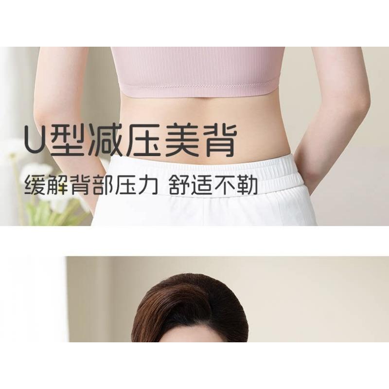 Middle Aged Women S Thin No Wire Comfortable Bra With Side Support