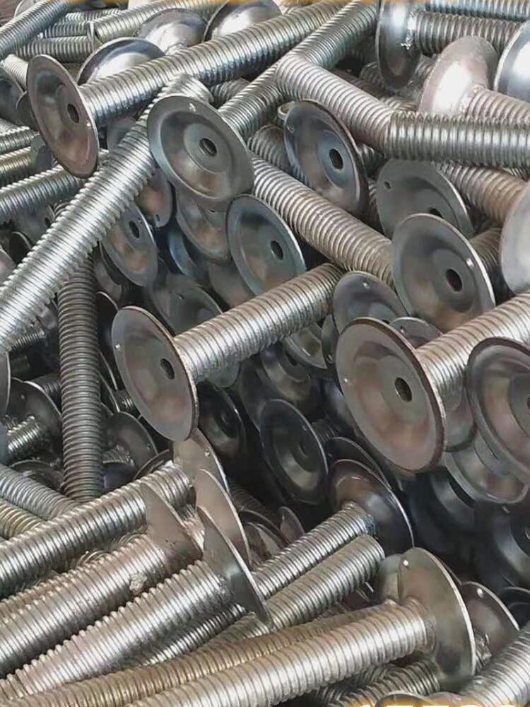 Frame Accessories: Adjustable Threaded Rod Lifter Foot Screw Round Base Plate