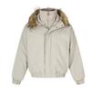 Winter Fleece Padded Jacket Retro Streetwear Casual Warm Coat Teens