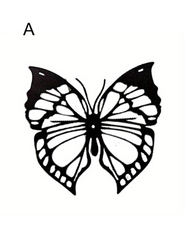 1pc metal butterfly hollow wall decorations creative home iron decorations iron butterfly hollow wall hangings motorcycle garage