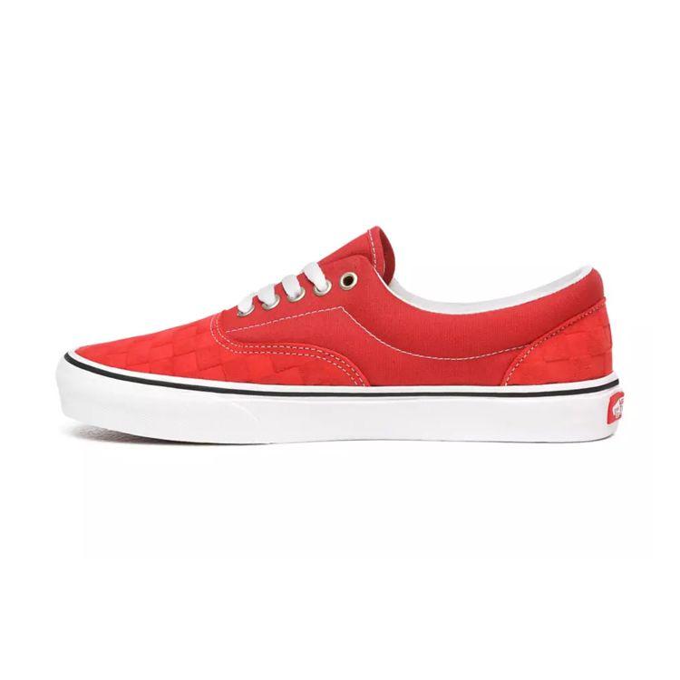 

Кроссовки унисекс Vans Era Deboss Checkerboard Pompeian Red True-White VN0A4U39WJ2