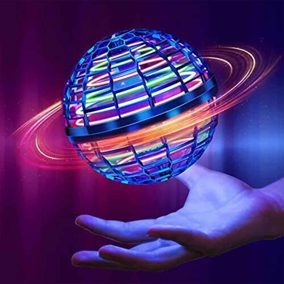 (blau) Flynova Pro Fliegender Ball Bumerang Spinner Flyorb Fly Orb Magischer Ball Drohnen Spielzeug