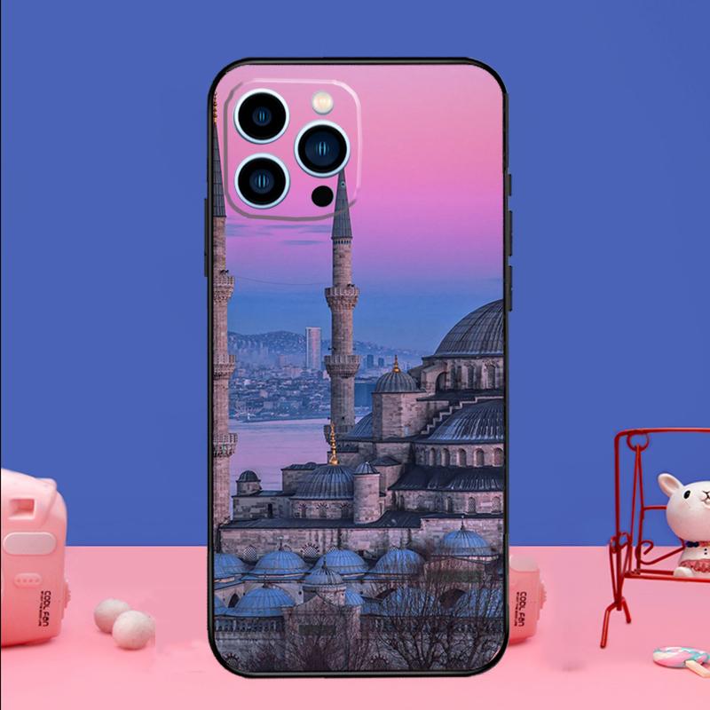 Turkey Istanbul Scenery Building Phone Case For iPhone 17 16 15 13 11 12 14 Pro Max mini 15 16 Plus 16e 17 Air Bumper Cover