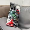 Fendt Handyhülle für iPhone 16 15 14 12 11 13 Pro Max Mini 8 X Xr Xs Puls Schwarze Glasabdeckung