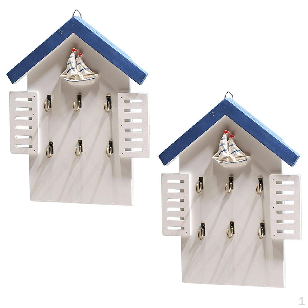 

Элегантный держатель для ключей в форме дома, идеально подходящий для дома