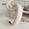 Korean Style Headband Women Comfortable Fit Thickened Sponge Filling Hair Hoop Non-strangling Candy Color Head Shape Fitting Accessory Padded