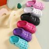 New Cute Hollow Out Clogs Casual Slippers Non-Slip Soft Sole Wear-resistant Cave Sandals For Boy's & Girl's Outdoor Garden Shoes