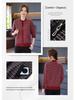 Mom's 2025 Fashion Zipper Knit Cardigan for Spring & Autumn – Loose Fit for Middle-aged & Elderly Women