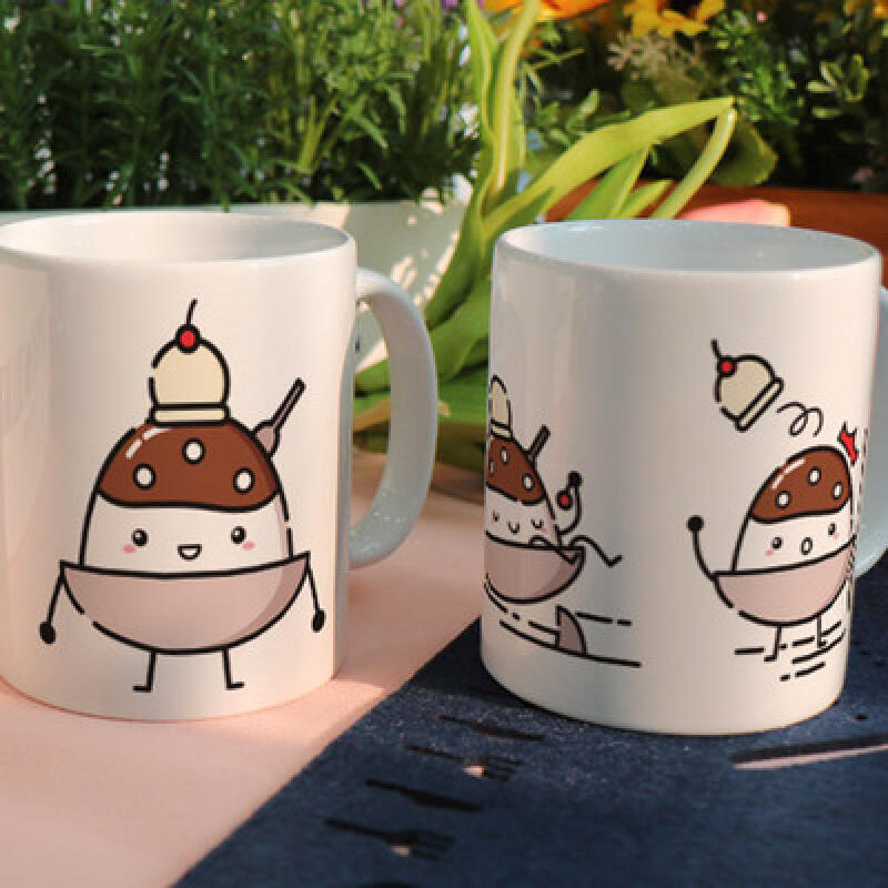 ij543-Design Mug 2p-Red Patbingsu Character