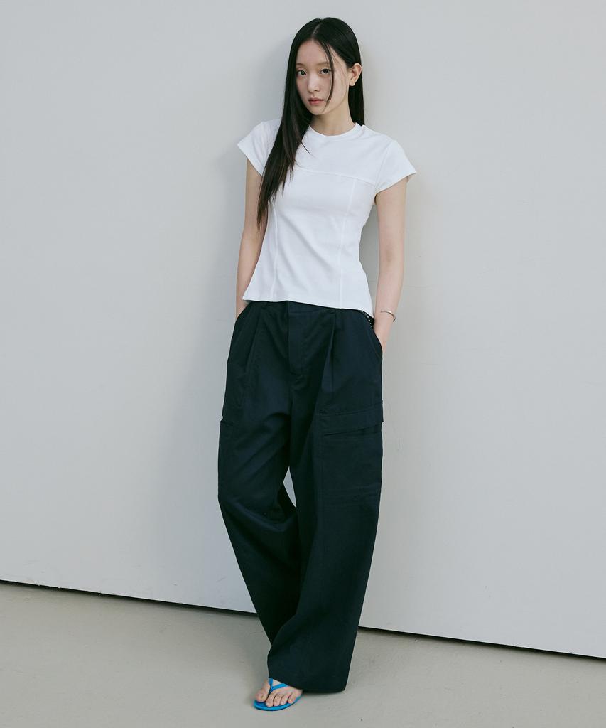 Beleudeunua Mono Cargo Pants (Navy)
