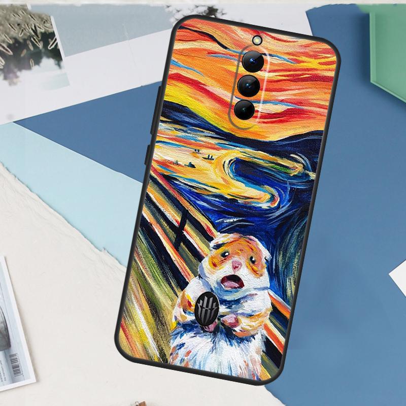Hamster Art For Nubia Red Magic 10 Pro Plus 6 7 6S 7S Pro 5G 6R RedMagic 8S 9S 9 8 Pro Plus Phone Case