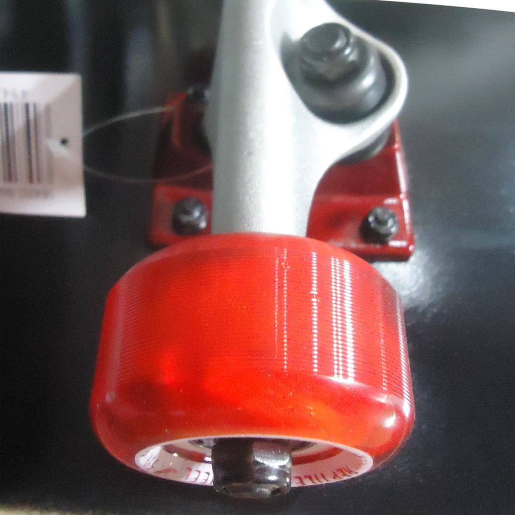 Silver Fox 31" Complete Skateboard, Super Hard, Black, SB4002