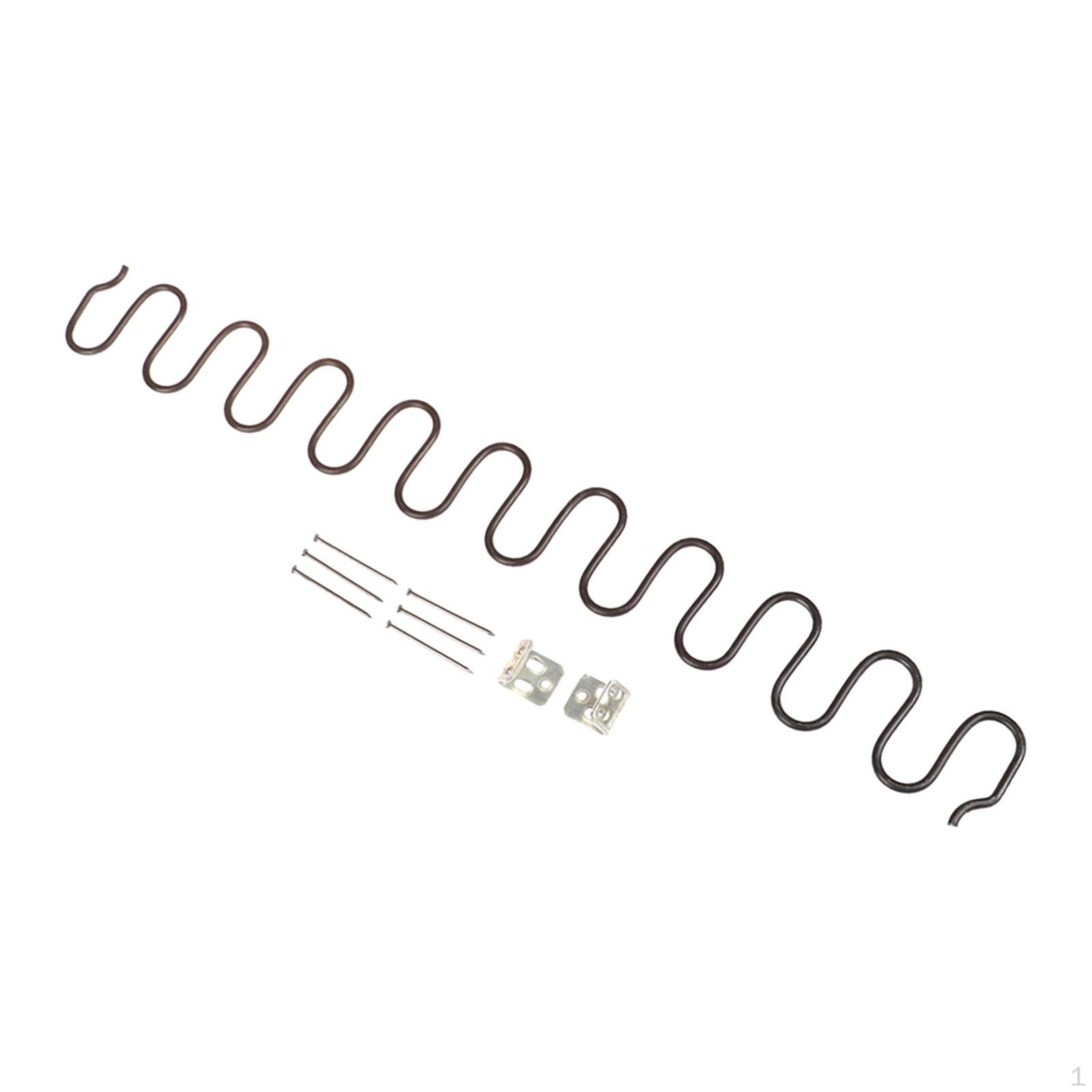 

Комплект пружин для стула, принадлежности для самостоятельного изготовления, замена поддержки, зигзагообразная обивка для Length 45cm