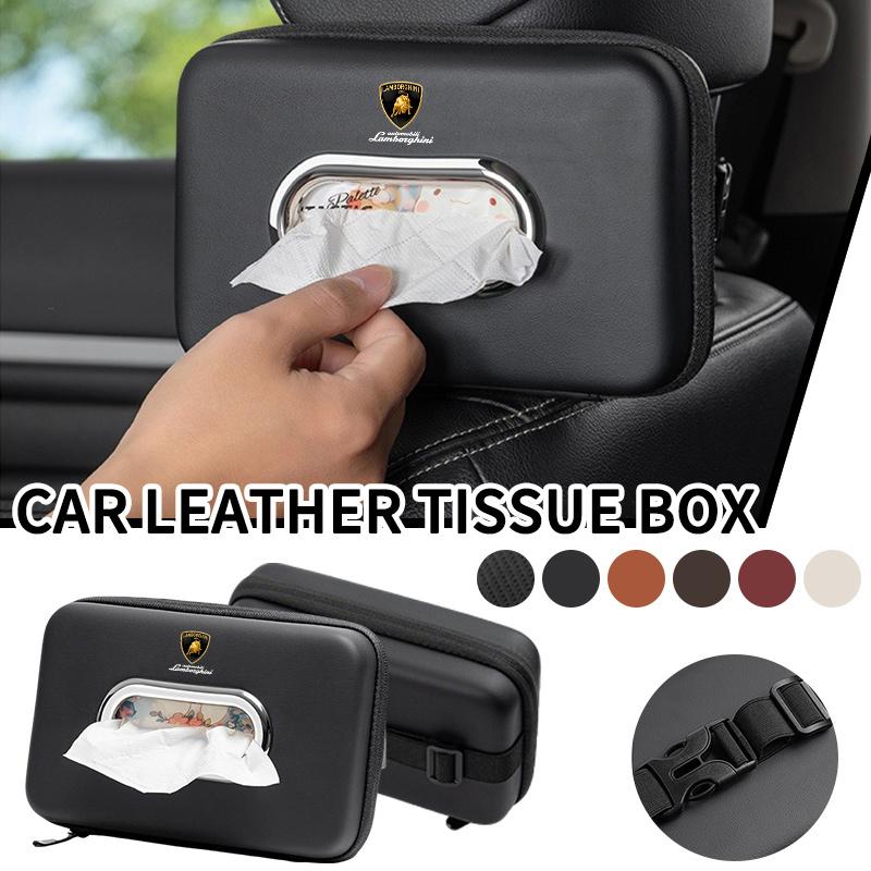 Car 3D stereoscopic tissue box seat backrest Sun visor tissue box For Lamborghini Urus Huracan Aventador Premium Keyring TT1