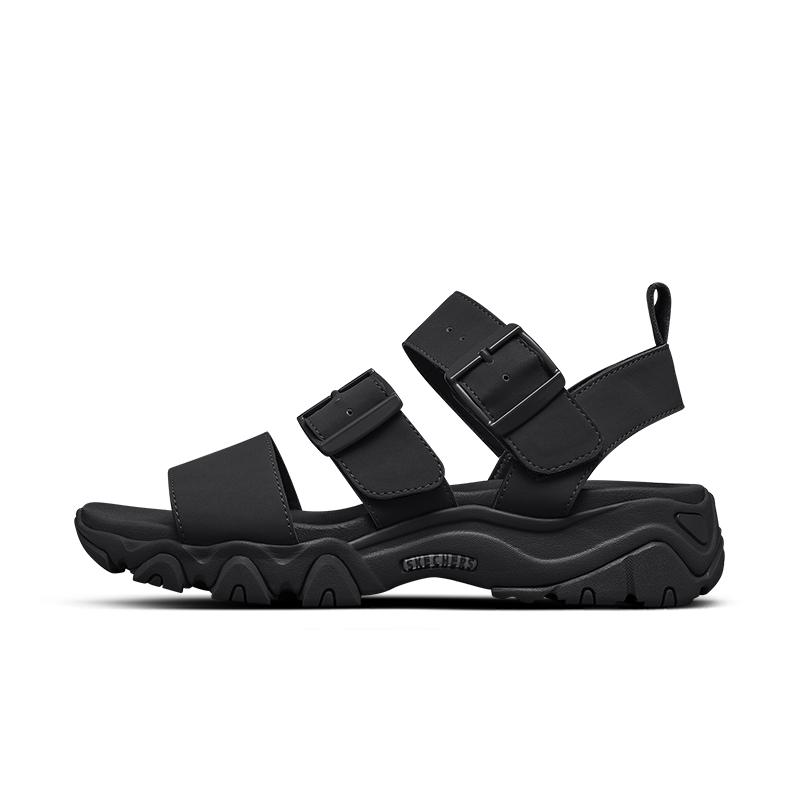 Skechers Dlites 2.0 Lightweight Sport Slide Sandals Women sandals Black 32998-BBK 35