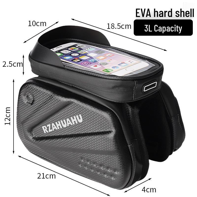Waterproof Bicycle Top Tube Phone Bag for Mountain Bikes