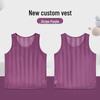 Children's Striped Football & Basketball Team Vest with Number Printing