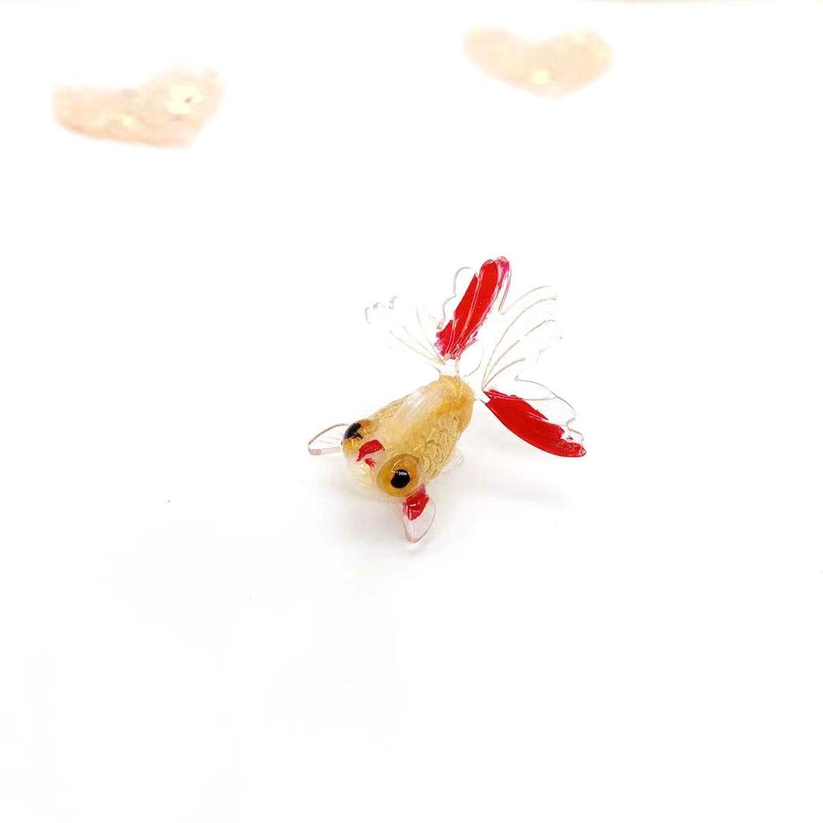 

DIY Acrylic Fairy Garden Goldfish Ornament Figurines Decoration Miniature 2