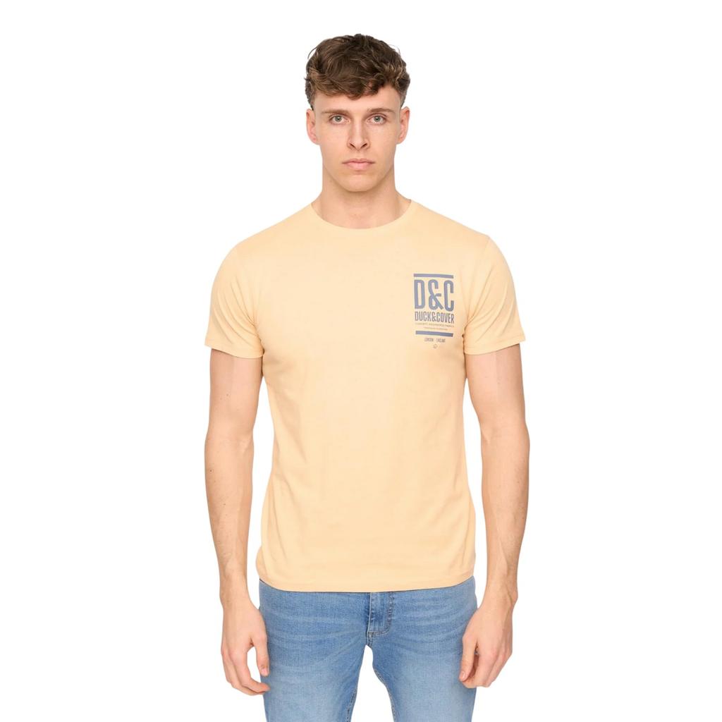 Duck and Cover Mens Haltecks Assorted Designs T-Shirt (Pack of 5)