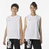 Mizuno NaviDry Training Wear Tank Round UPF Top, Shirt, Neck, Sleeveless, Junior, Moisture-Wicking, Quick-Drying, 15, Unisex, 32MAB499, White/Black