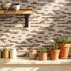 Self-adhesive Mosaic Wall Tiles 3D Gel Faux Stickers, Easy Peel & Stick Backsplash Tile Installation Stickers Vintage Brick Wallpaper for Kitchen,