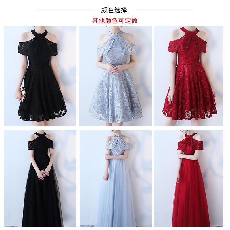 Evening dress Spring new birthday party slim dress Student small dress